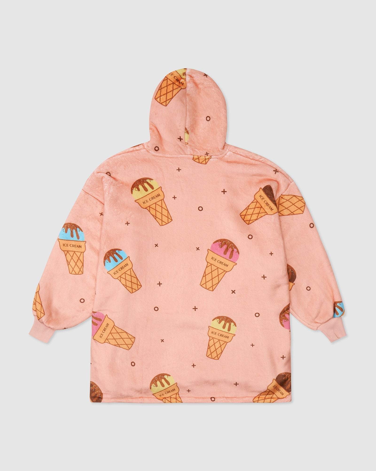 Miz Casa and Co Lounge Wear One Size / Ice Cream Miz Casa & Co Luxury Hooded KIDS Blanket Ice cream