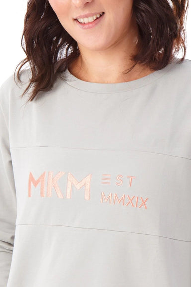MKM Active Dress MIA SWEATER DRESS - COOL GREY