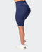 Muscle Nation Signature Referee Length High Waist Scrunch - Midnight