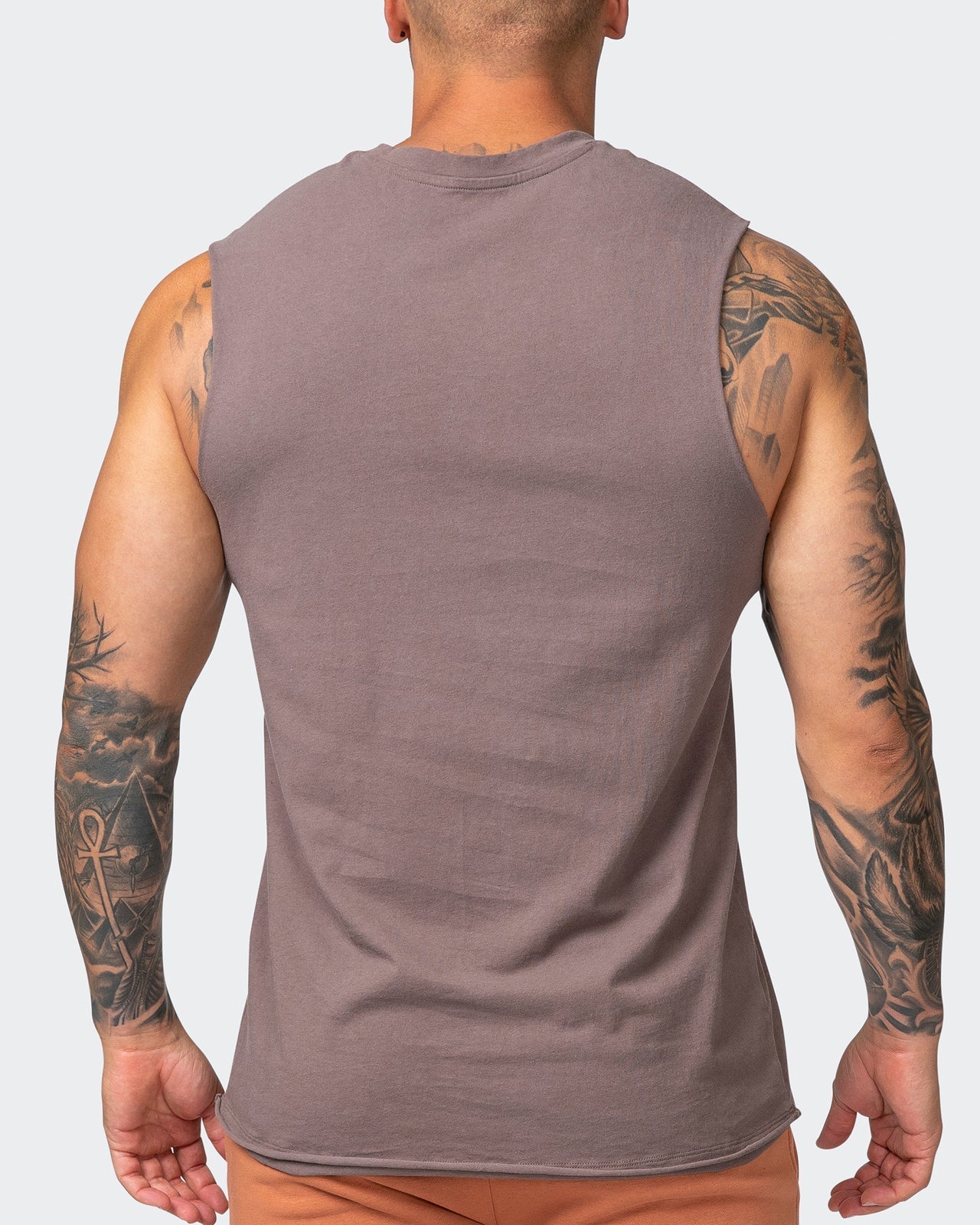 musclenation Activewear Classic Vintage Tank - Dark Taupe