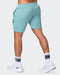 musclenation Activewear Infinite Vintage Shorts - Washed Dusty Jade