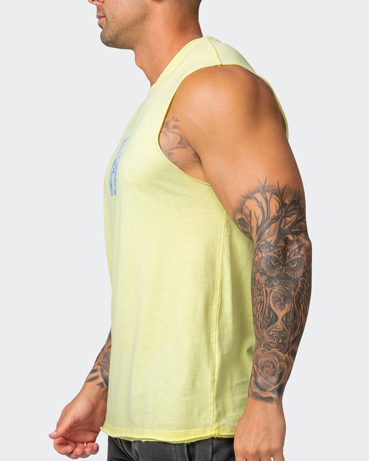 musclenation Activewear Maximise Vintage Tank - Sunny Lime