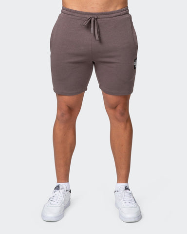 musclenation Activewear Muscle Nation - Infinite Vintage Shorts - Dark Taupe