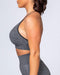 musclenation All Day Strap Seamless Bra - Charcoal Marl
