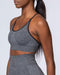 musclenation All Day Strap Seamless Bra - Charcoal Marl