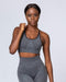 musclenation All Day Strap Seamless Bra - Charcoal Marl