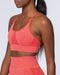 musclenation All Day Strap Seamless Bra - Poppy Marl