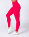musclenation Ankle Length Scrunch Leggings - Hot Pink