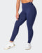 musclenation Ankle Length Scrunch Leggings - Midnight