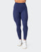 musclenation Ankle Length Scrunch Leggings - Midnight