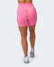 musclenation Bike Shorts SIGNATURE SCRUNCH BIKE SHORTS Pink Lemonade