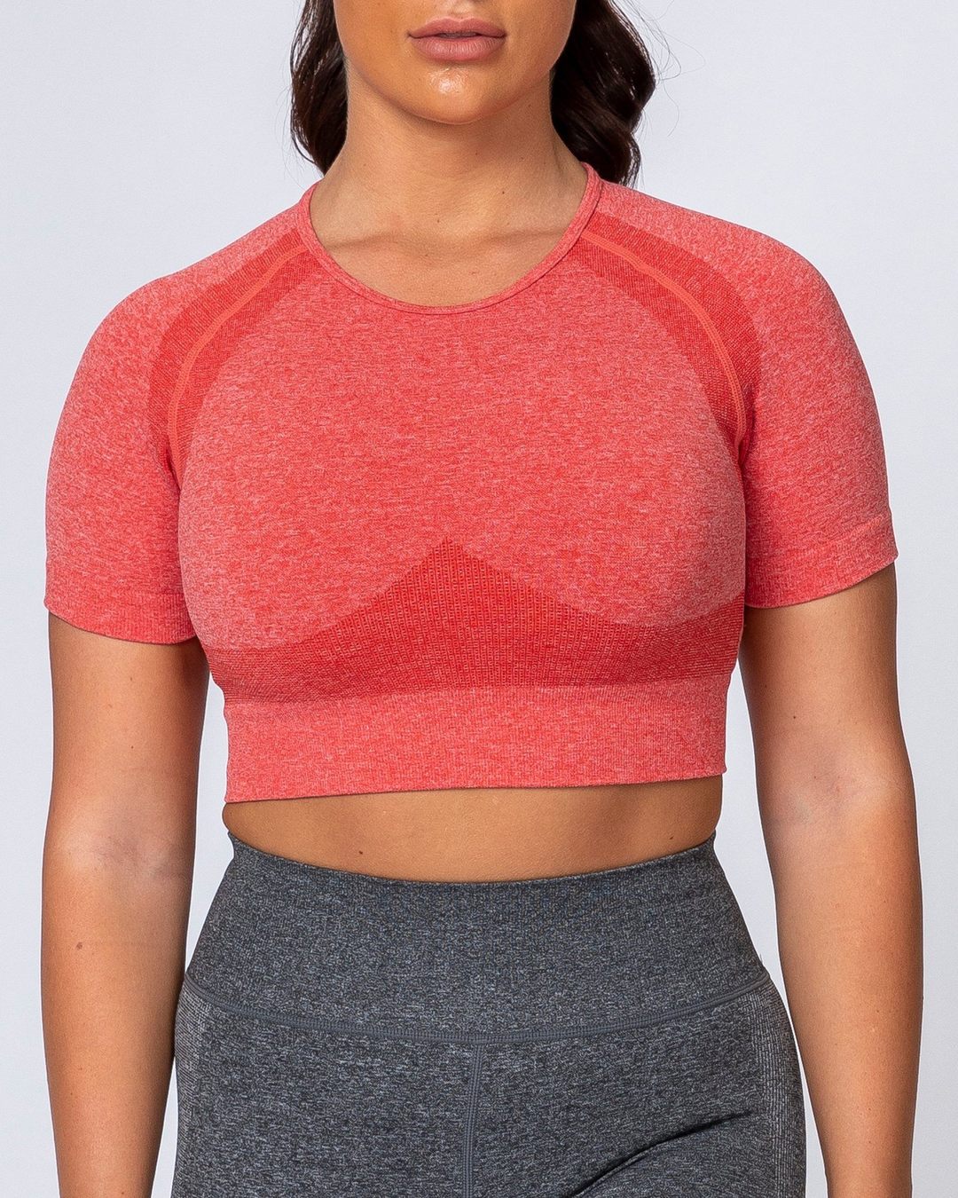 musclenation Classic Seamless Tee - Poppy Marl