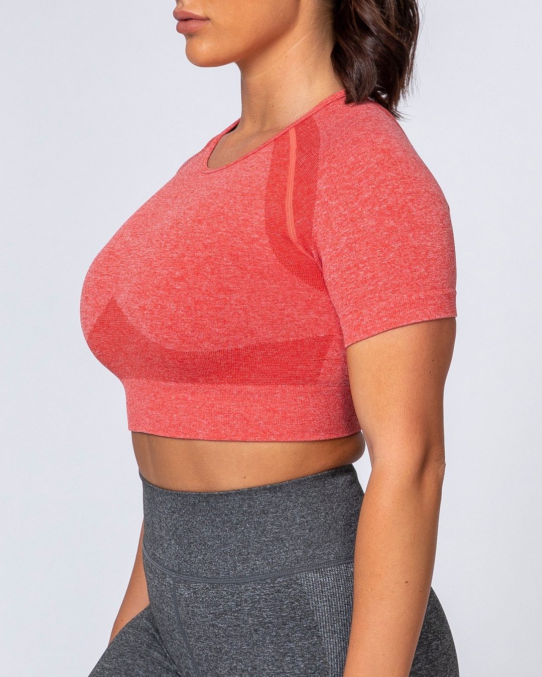 musclenation Classic Seamless Tee - Poppy Marl
