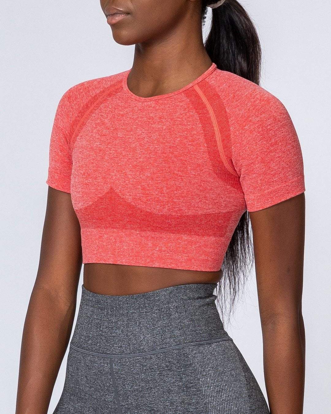 musclenation Classic Seamless Tee - Poppy Marl