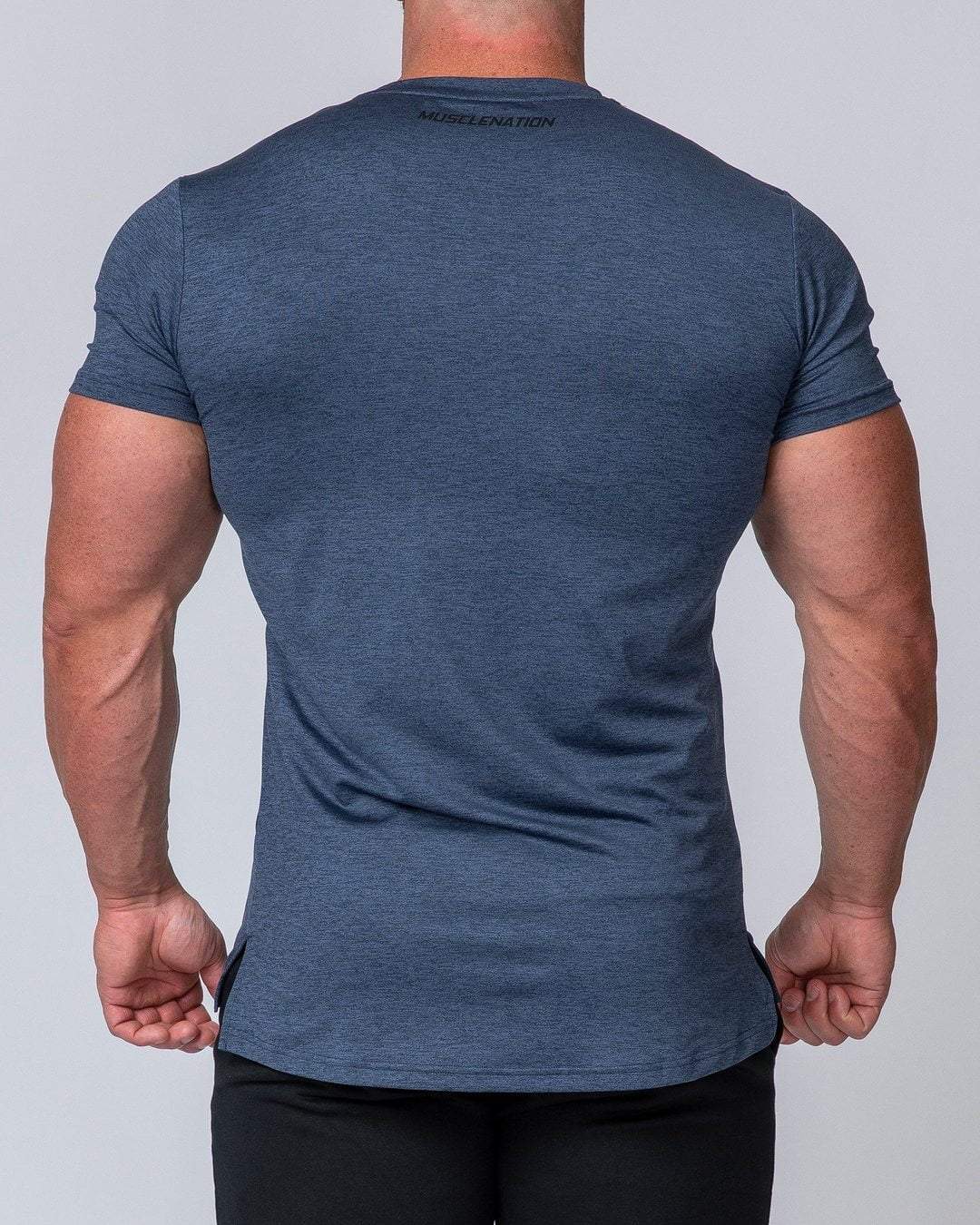 musclenation ClimaFlex Tshirt - Navy Marl