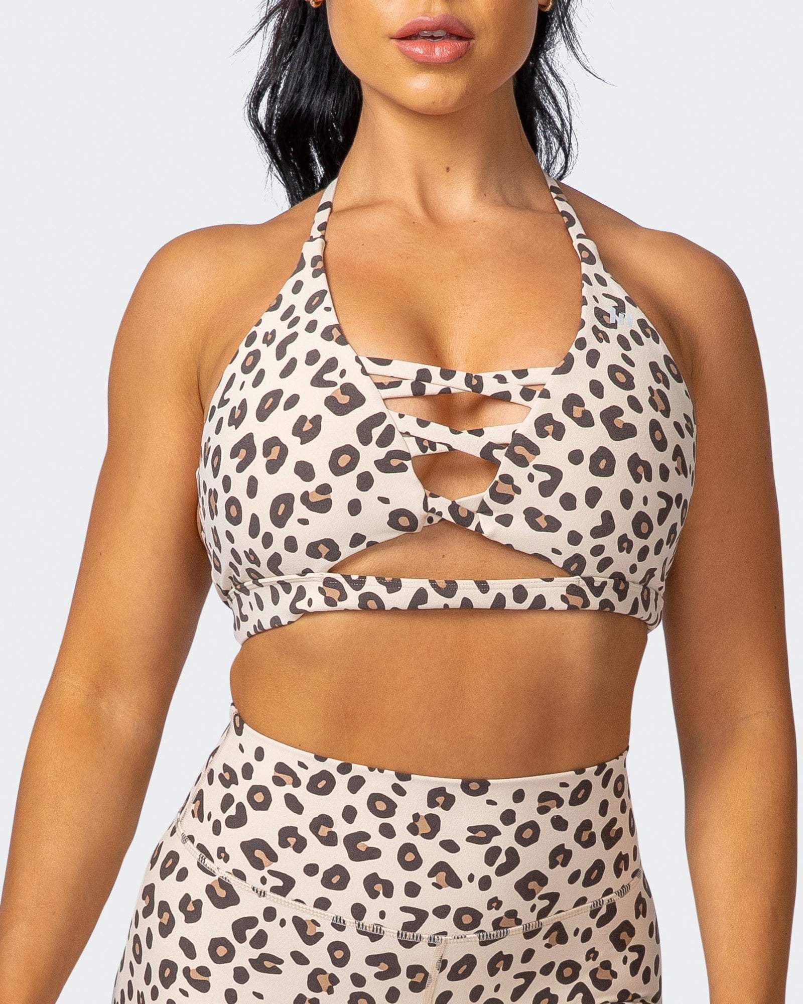 musclenation COASTAL BRALETTE Cheetah Print