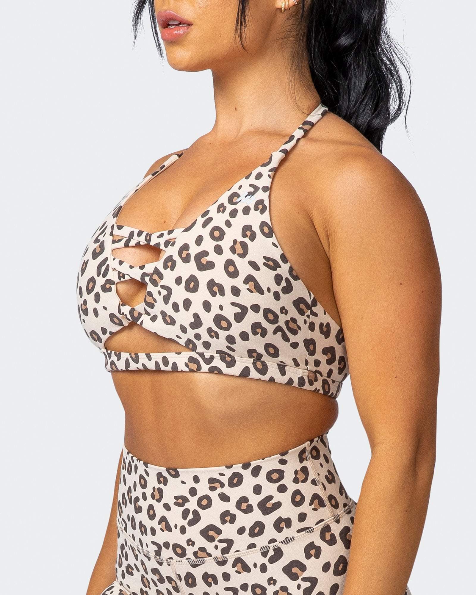 musclenation COASTAL BRALETTE Cheetah Print