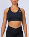 musclenation Comfort Bra - Black with Acid Lime