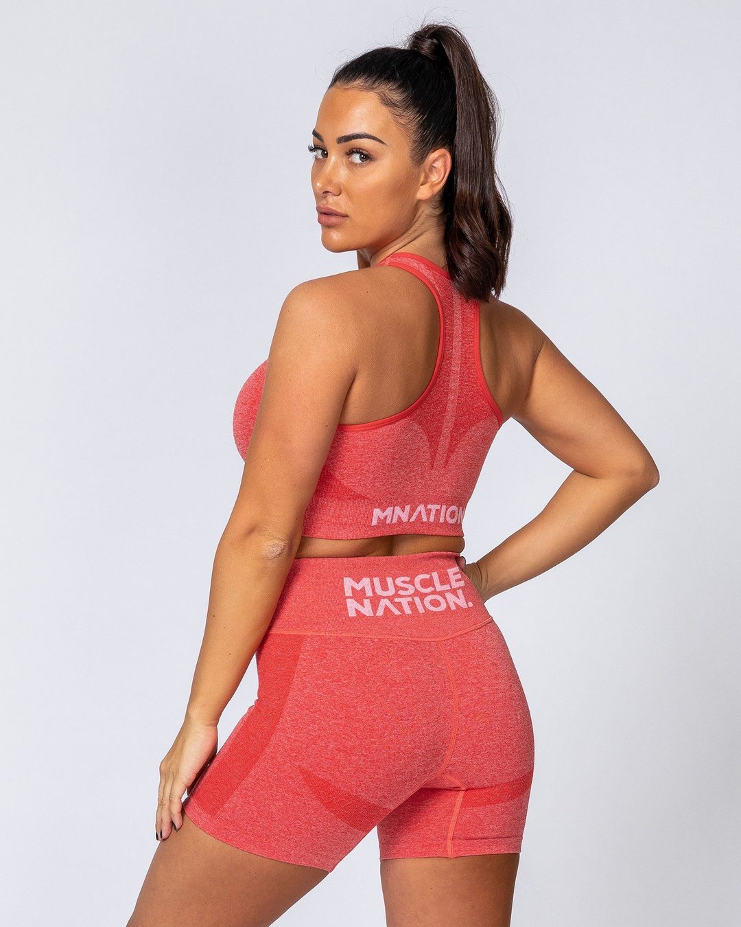 musclenation Comfort Seamless Bra - Poppy Marl