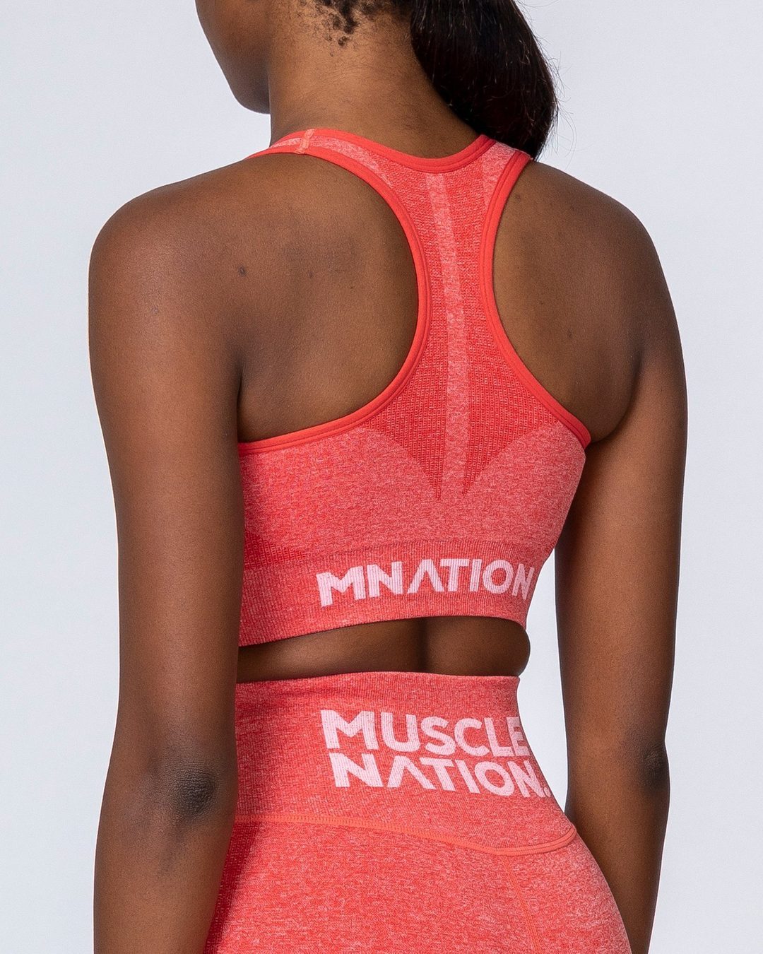 musclenation Comfort Seamless Bra - Poppy Marl