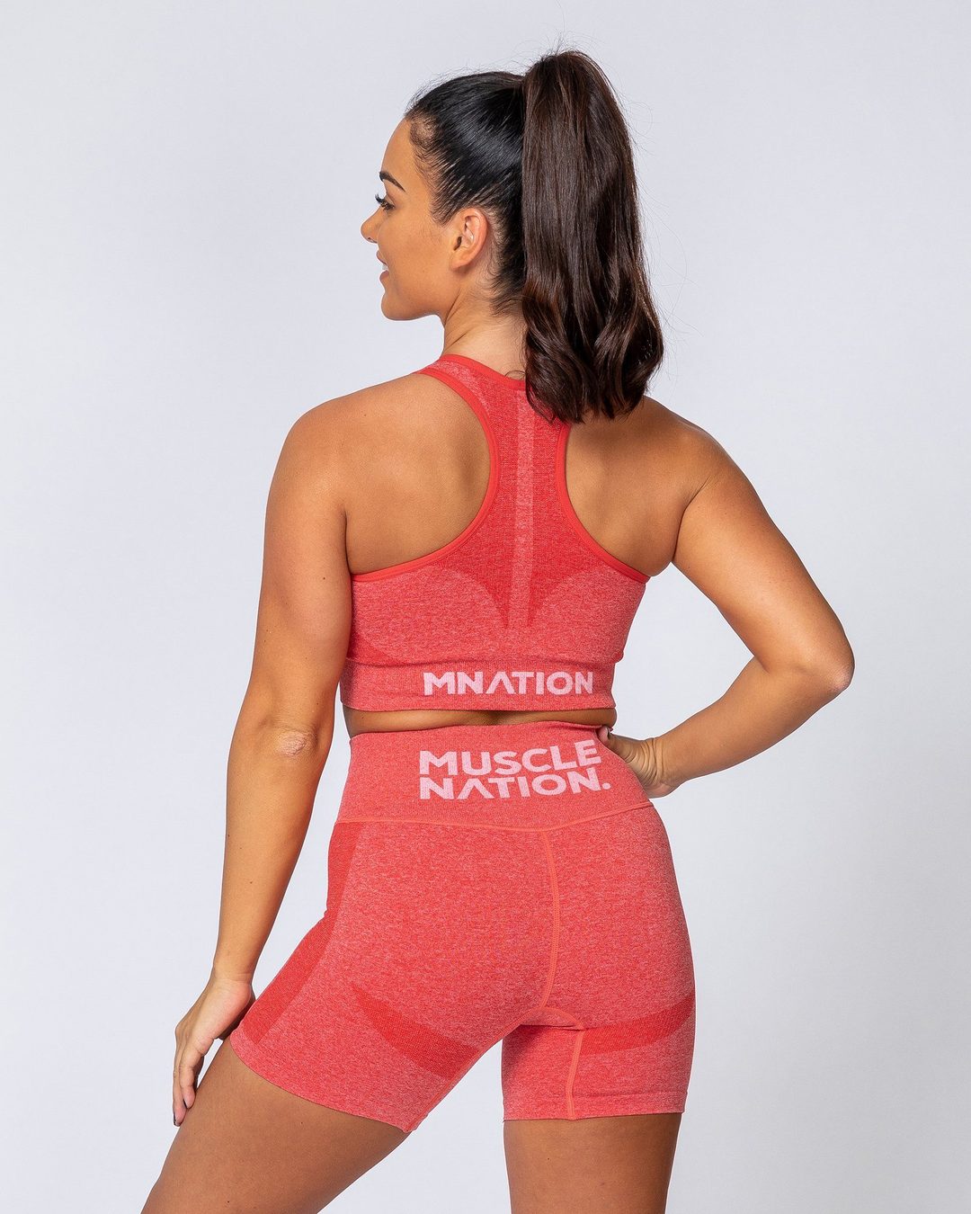 musclenation Comfort Seamless Bra - Poppy Marl