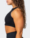 musclenation Crop Tops Stabilise Rib Cropped Tank - Black