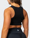 musclenation Crop Tops Stabilise Rib Cropped Tank - Black