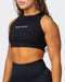 musclenation Crop Tops Stabilise Rib Cropped Tank - Black