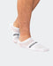 musclenation Default Mens Low Cut No Show Socks - White (2 Pack)