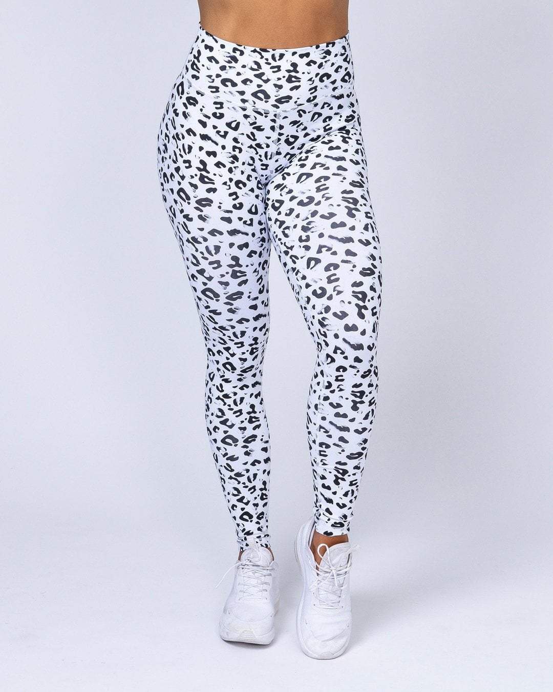 musclenation Full Length Scrunch Leggings - Snow Leopard