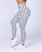 musclenation Full Length Scrunch Leggings - Snow Leopard