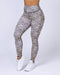 musclenation Full Length Scrunch Leggings - Yellow Leopard