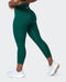 musclenation Gym Leggings Game Changer Scrunch 7/8 Leggings - Evergreen
