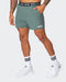 musclenation Gym Shorts Level Up Training 4" Shorts - Olive Smoke