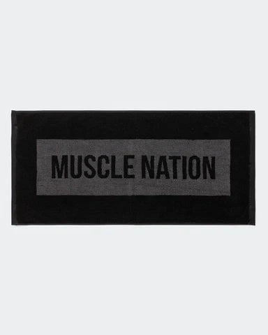 musclenation Gym Towel Default Level Up Sweat Towel (Small) - Black/Granite