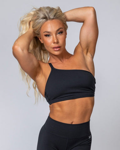 musclenation HBxMN Sea Spray Bralette - Black