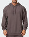 musclenation Hoodies Mens 3D Vintage Oversized Hoodie - Dark Taupe