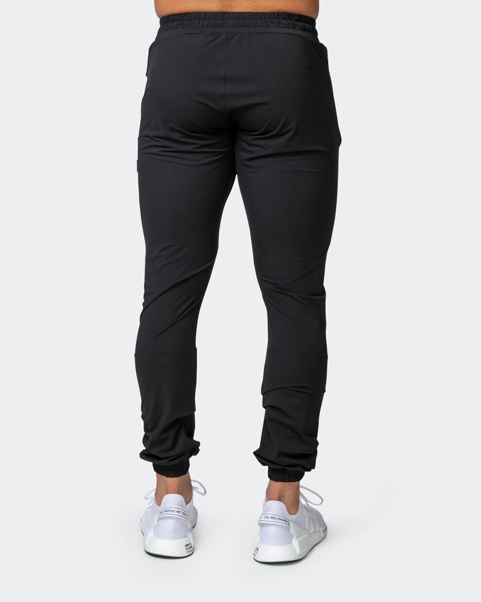 musclenation joggers MENS DYNAMIC LIGHTWEIGHT TAPERED JOGGERS Black