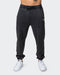 musclenation joggers Mens Slouchy Vintage Trackies - Washed Black