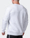 musclenation Jumpers MENS LOUNGE JUMPER White Marl