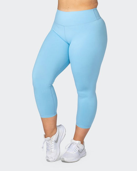 Signature Scrunch 7/8 Leggings - Teal - Muscle Nation