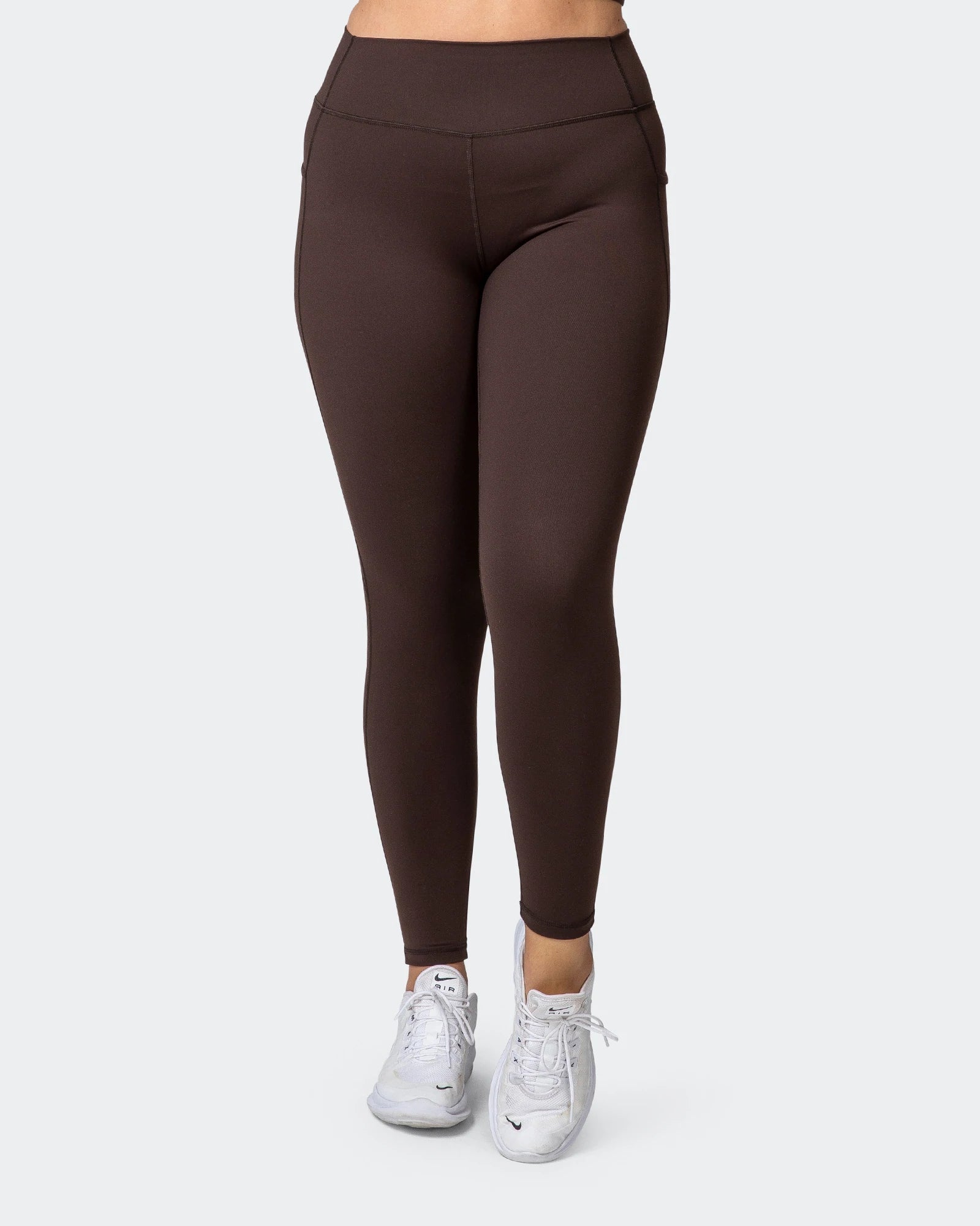 musclenation Leggings SIGNATURE POCKET ANKLE LENGTH LEGGINGS Cocoa
