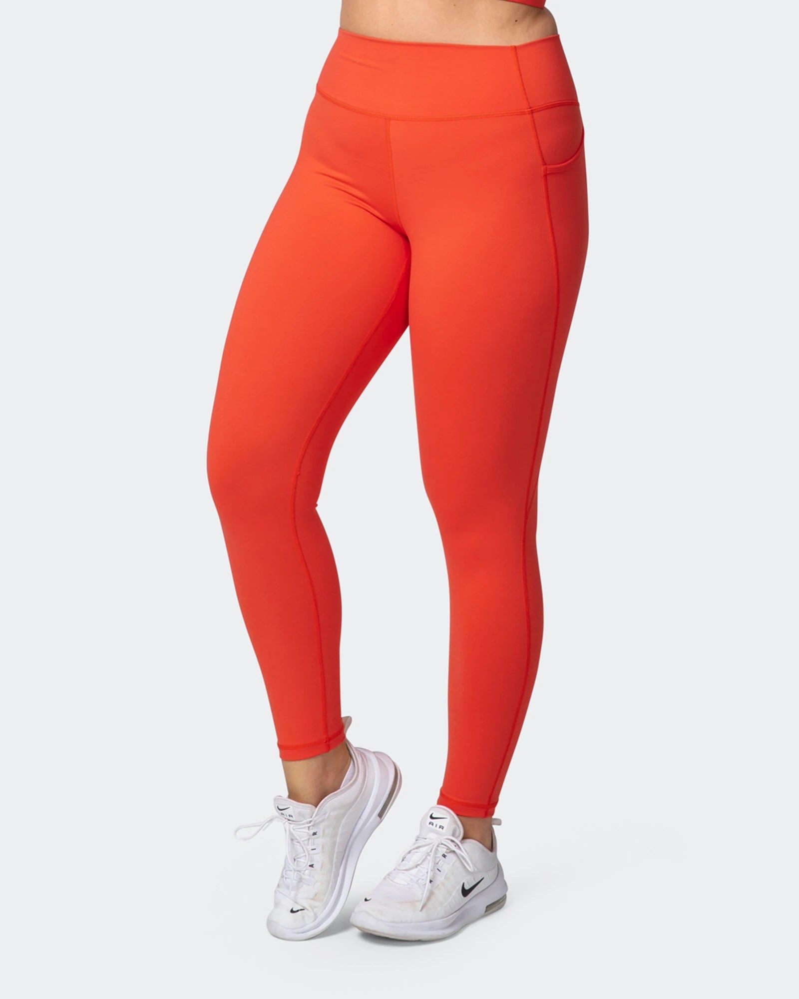 musclenation Leggings SIGNATURE POCKET ANKLE LENGTH LEGGINGS Ember
