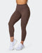 musclenation Leggings SIGNATURE SCRUNCH 7/8 LEGGINGS Chocolate Mini Cheetah Print