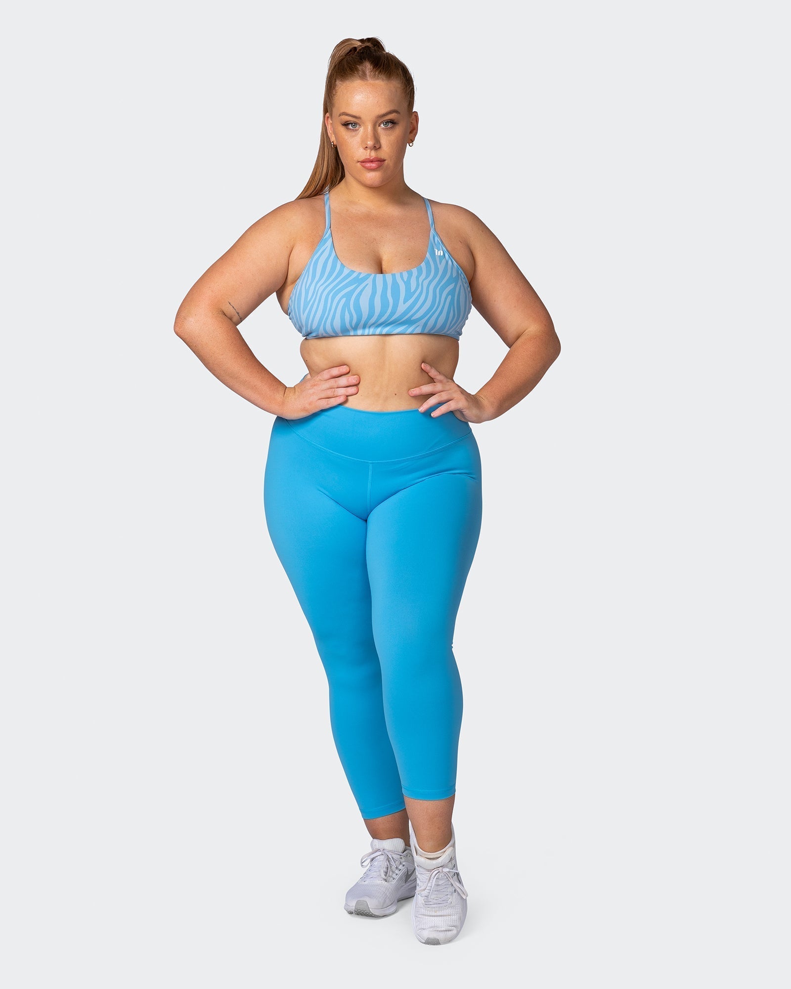 musclenation Leggings Signature Scrunch 7/8 Leggings - Ibiza Blue