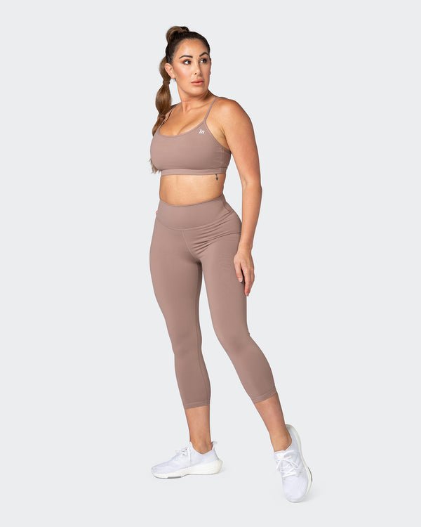 musclenation Leggings Signature Scrunch 7/8 Leggings - Praline