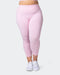 musclenation Leggings SIGNATURE SCRUNCH 7/8 LEGGINGS Rose Quartz Mini Cheetah Print