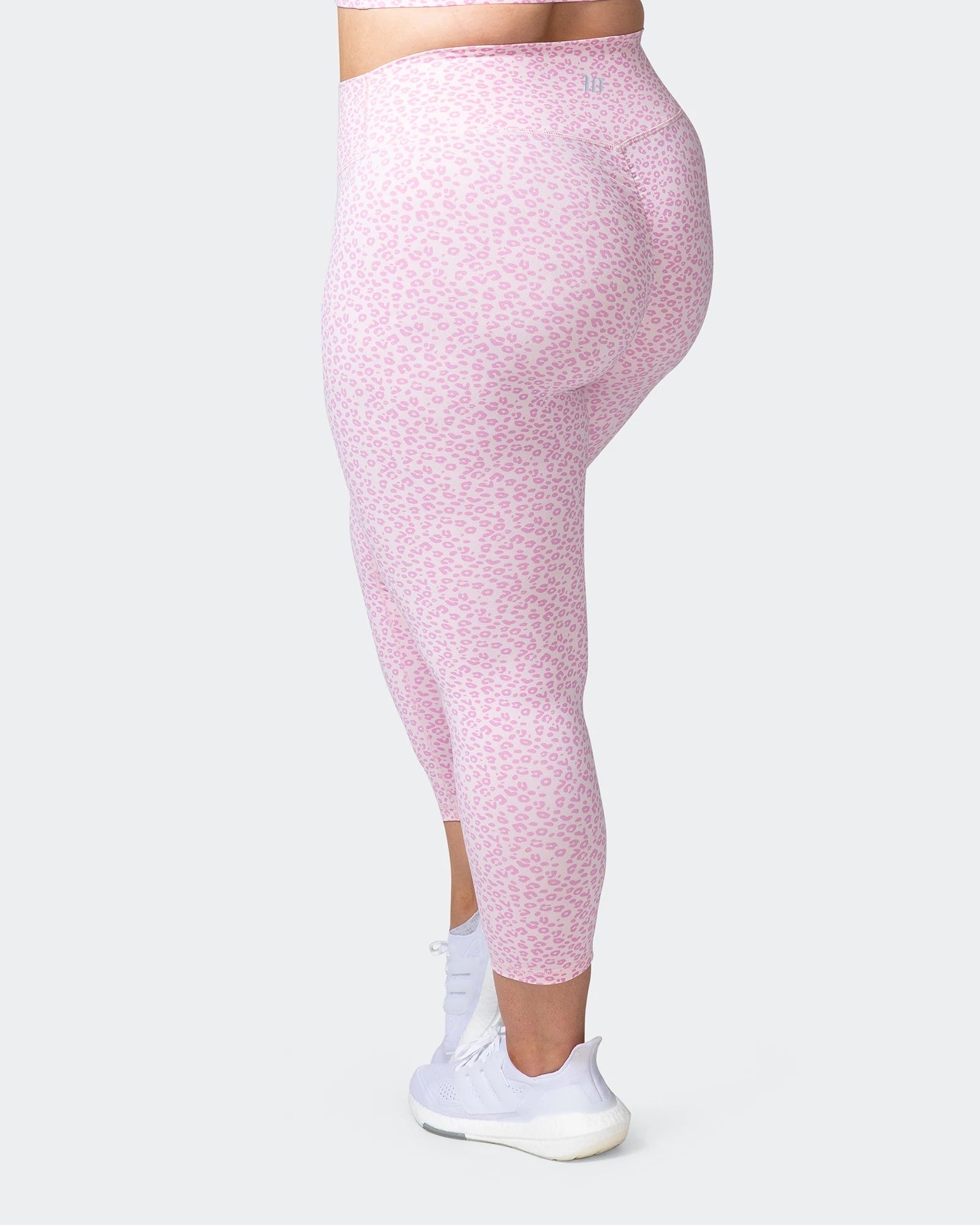musclenation Leggings SIGNATURE SCRUNCH 7/8 LEGGINGS Rose Quartz Mini Cheetah Print