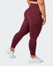 musclenation Leggings Signature Scrunch Ankle Length Leggings Dark Plum