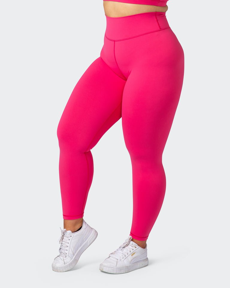 musclenation Leggings Signature Scrunch Ankle Length Leggings Flamingo